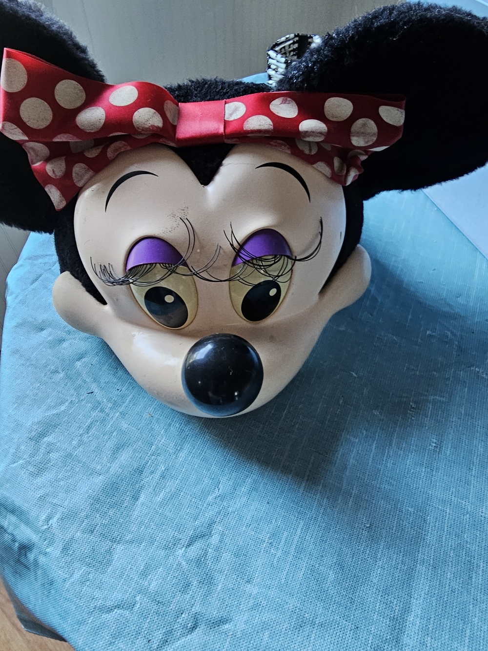 Minnie Mouse Vintage 3D Face Hat